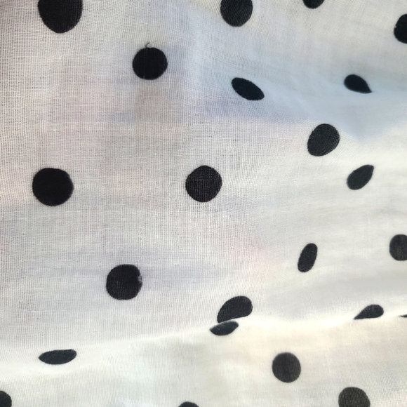 GENERATION LOVE Julia Polka Dots Top in Black and White - Picture 7 of 12